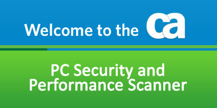 Welcome to the CA Online Performance Scanner
